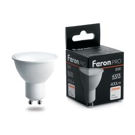 Лампа светодиодная LB-1606 (6W) 230V GU10 4000K MR16 OSRAM LED Feron